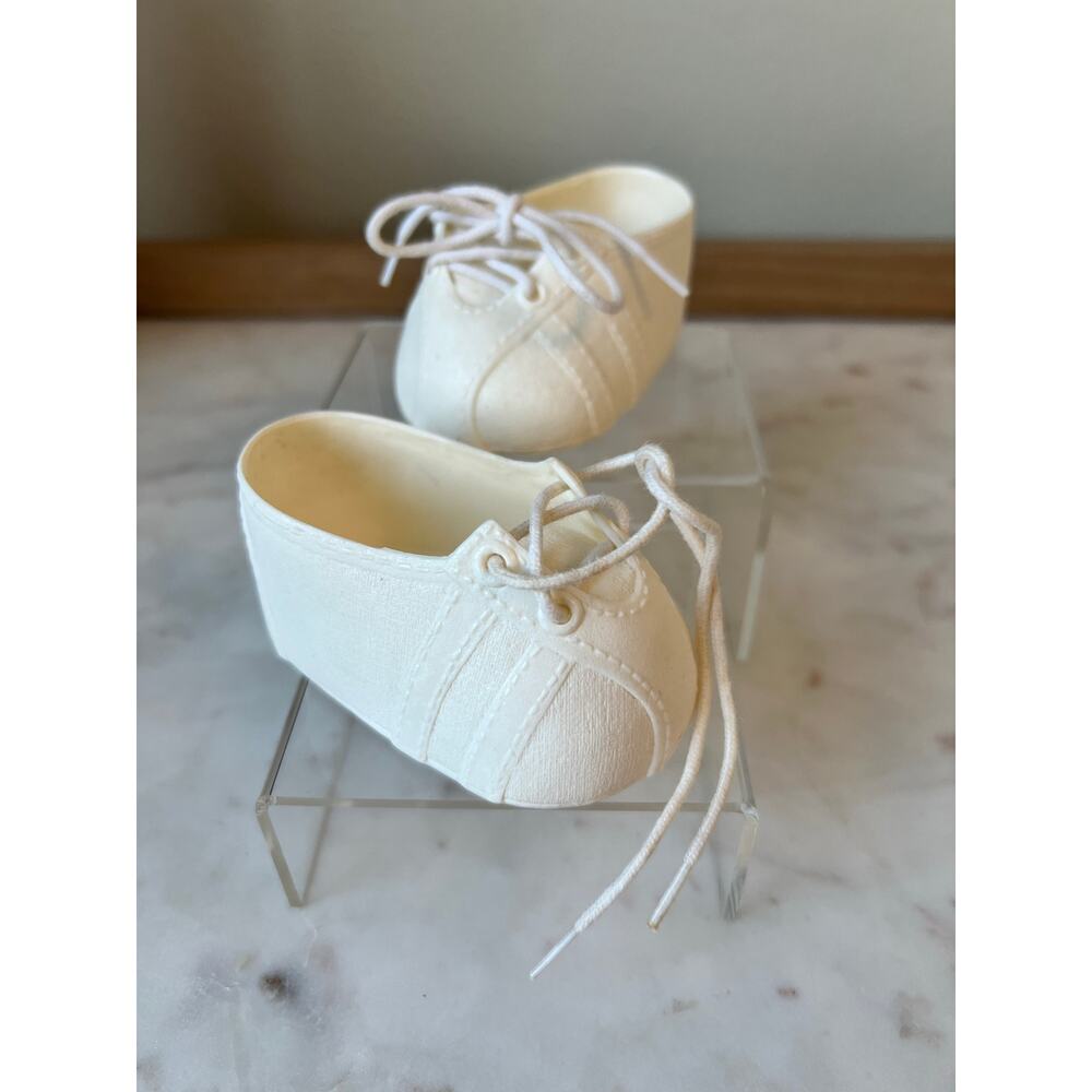 Cabbage Patch Kid Vintage White Lace Up Sneakers Classic Design Hong Kong - Picture 3 of 5